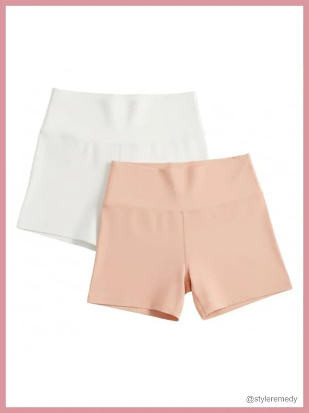 Girls High Waisted Biker Shorts Yoga Dance Gymnastics Active Shorts 5-14 Years